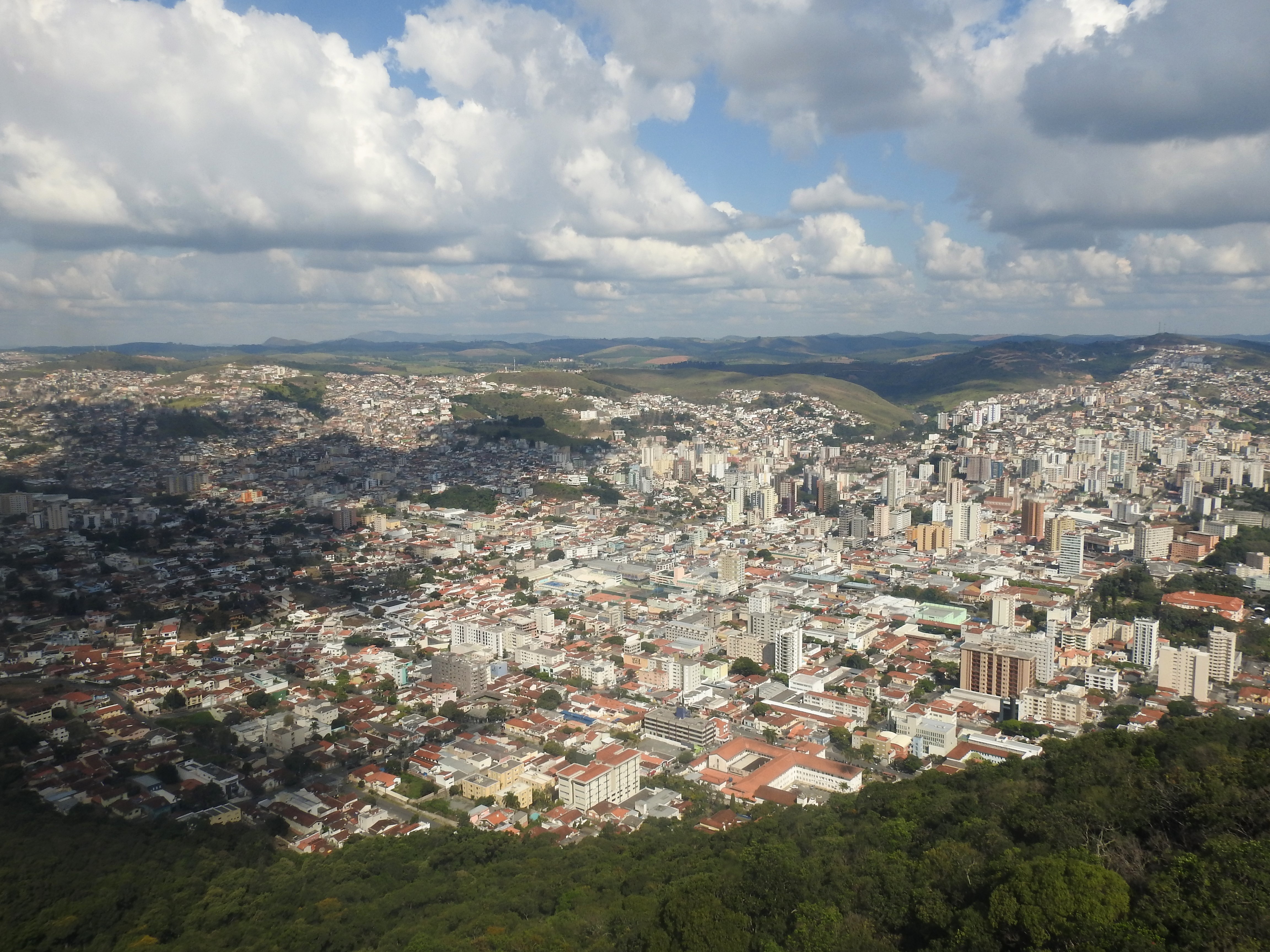 Vista panorâmica de Poços de Caldas
